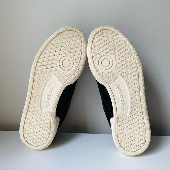 Reebok Classic Club C85 DV7251 black, emerald green & purple. Size W US9 M US7 - Picture 10 of 11